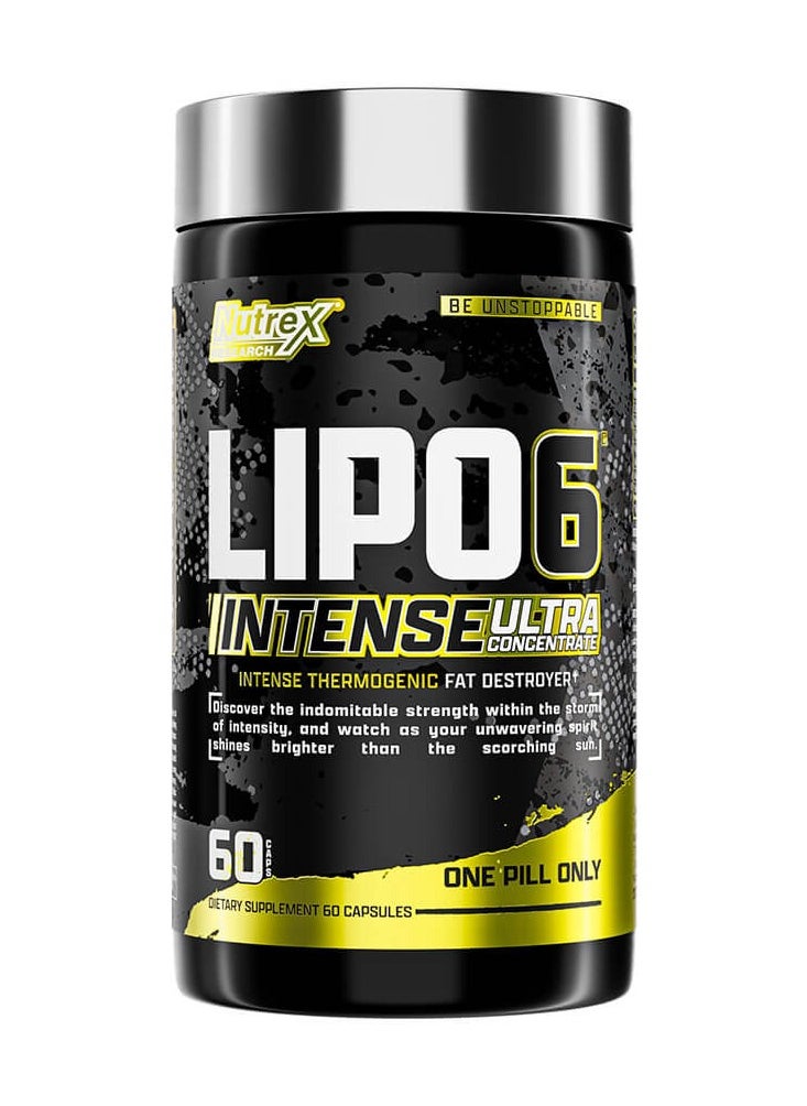 Nutrex Research Nutrex research, Lipo 6 Intense Ultra Concentrate, 60 Caps  - Image 1