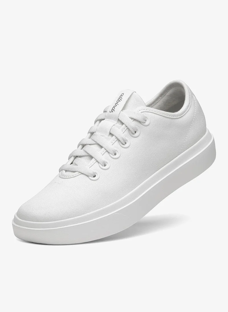 Allbirds Women's Canvas Pipers - Blizzard (Blizzard Sole)