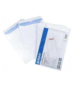 Maxi Maxi White A4 Envelopes 100Gsm 12.75"x9" Peel & Seal 25pcs Pack  - Image 1