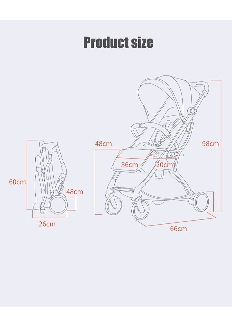 LIMOS Portable Stroller Travel Pram For Baby From 6 Months to 3 Years Old - Image 2