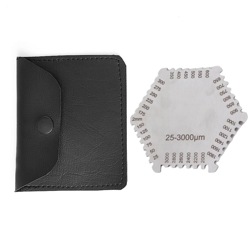 Stainless Steel Wet Film Comb Gauge 25 3000um Thickness Measurement Tool - Image 3