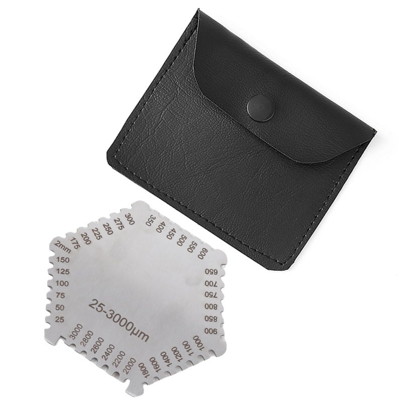 Stainless Steel Wet Film Comb Gauge 25 3000um Thickness Measurement Tool - Image 5