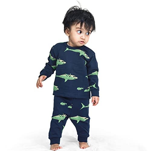 ARIEL Cotton Fleece Clothing Sets for Boys & girls - Unisex Winter Clothing sets Full Sleeve T-shirt & Pant - Image 3