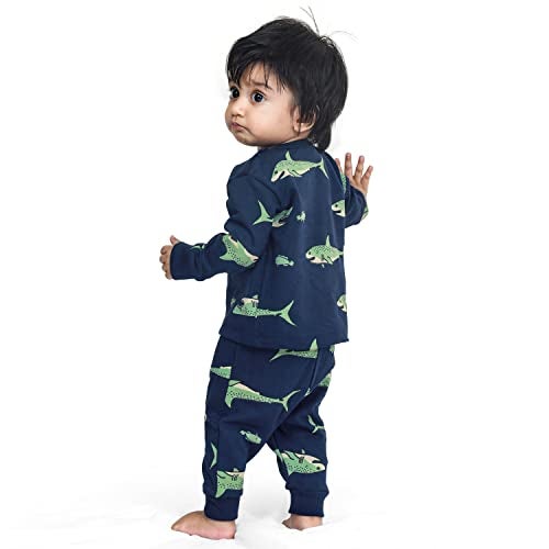 ARIEL Cotton Fleece Clothing Sets for Boys & girls - Unisex Winter Clothing sets Full Sleeve T-shirt & Pant - Image 5