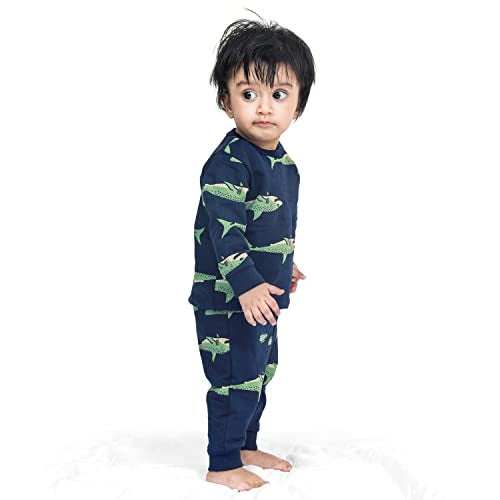 ARIEL Cotton Fleece Clothing Sets for Boys & girls - Unisex Winter Clothing sets Full Sleeve T-shirt & Pant - Image 4
