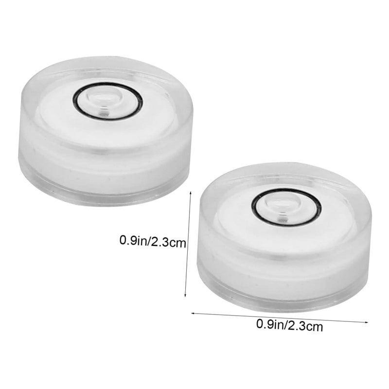 16 Pcs Bubble Level Set 12mm Diameter Height Accurate Surface Level Tool - Image 3