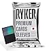 Ryker أكمام رايكر بحجم قياسي أكمام بطاقات غير لامعة متوافقة مع ماجيك ذا غاثرينغ MTG وبطاقات بوكيمون وألعاب الطاولة 1 عبوة شفافة - Image 3