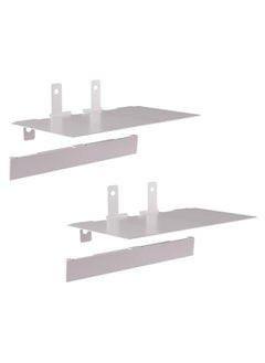 Nanoleaf Blocks Shelves Add-on Kit | 2 Shelves, Ultra Thin Stainless Steel Shelves Design for Stylish Presentation of Collectibles, Easy Screw Mounting (Screws Included)  - Image 1