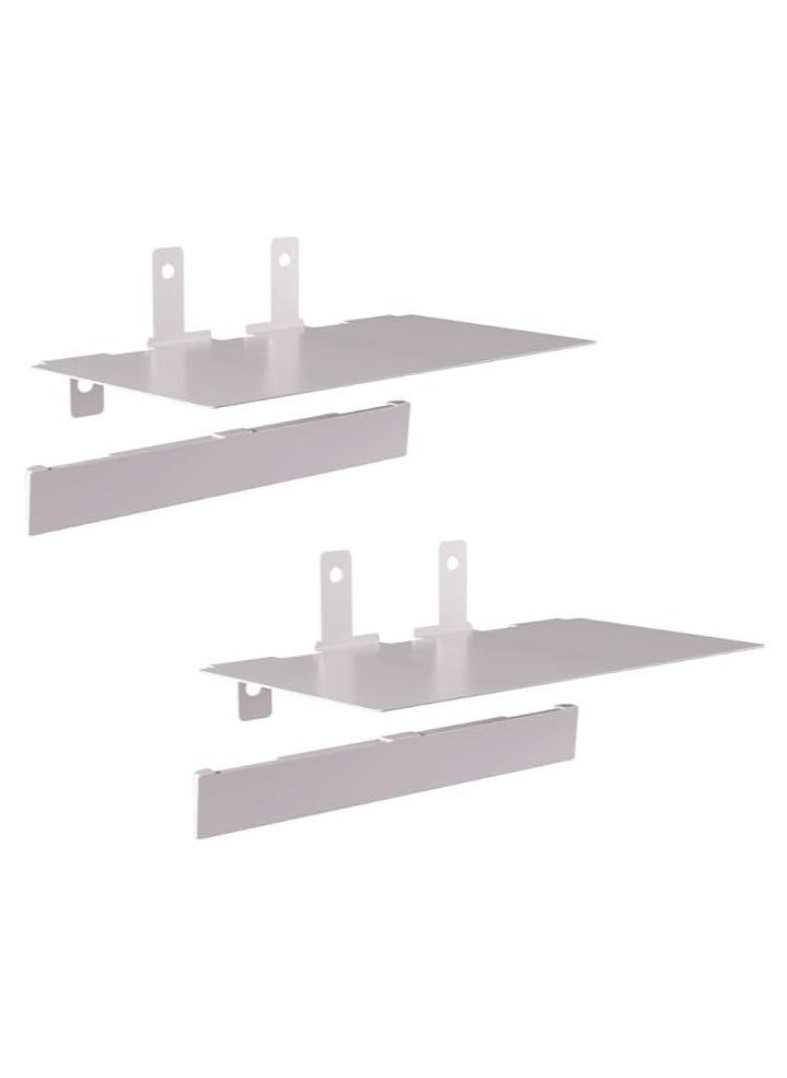 Nanoleaf Blocks Shelves Add-on Kit | 2 Shelves, Ultra Thin Stainless Steel Shelves Design for Stylish Presentation of Collectibles, Easy Screw Mounting (Screws Included)  - Image 1