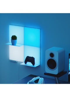 Nanoleaf Blocks Shelves Add-on Kit | 2 Shelves, Ultra Thin Stainless Steel Shelves Design for Stylish Presentation of Collectibles, Easy Screw Mounting (Screws Included)  - Image 2