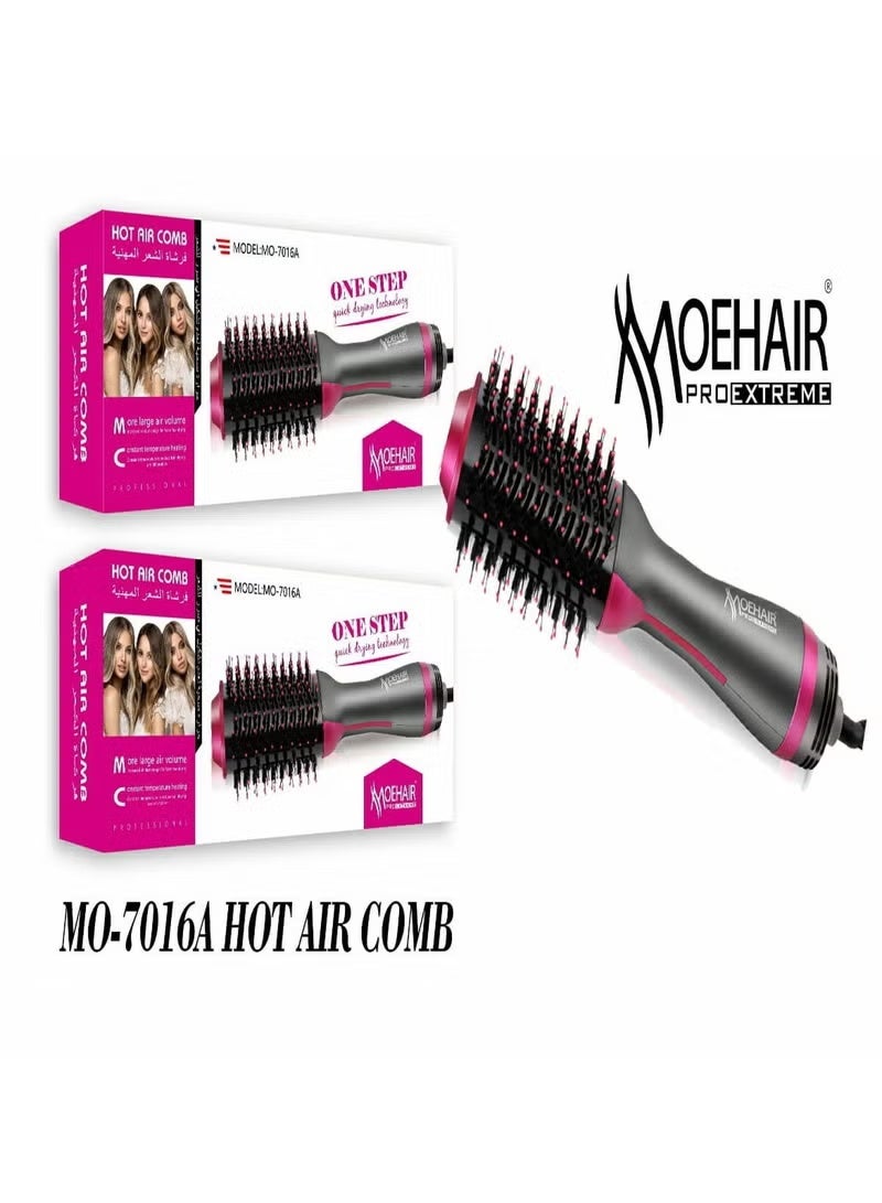 فرشاة تجفيف الشعر بقوة 1200 واط - تصميم عصري لتصفيف وتجفيف سريع لجميع أنواع الشعر MO-7016A