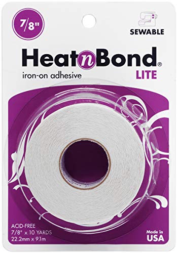 HeatnBond Lite Adhesive, 7/8 Inch x 10 Yards - Image 1