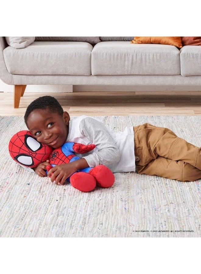 Marvel Spidey and His Amazing Friends Spidey Large Plush Toy (48.26 cm, Red/Blue) - Image 4
