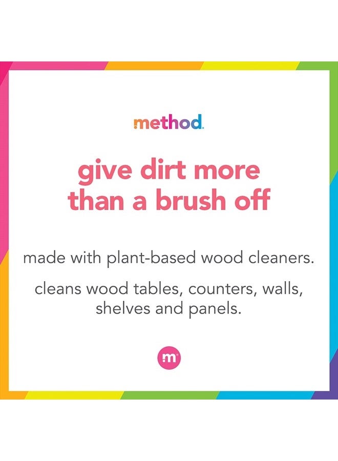 Method منظف الخشب اليومي، لوز، تركيبة نباتية تنظف الرفوف والطاولات والأسطح الخشبية الأخرى بينما تزيل الغبار والأوساخ، 28 أونصة سائلة، (عبوة من 4) - Image 4