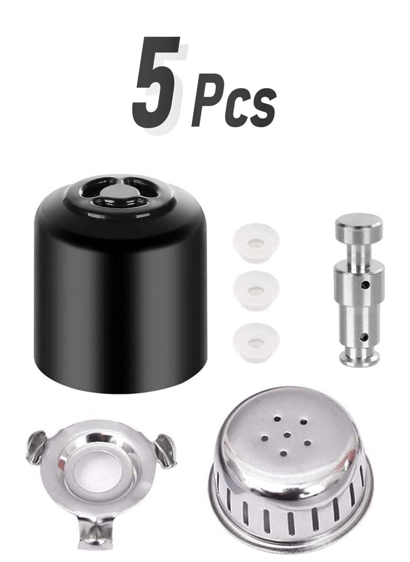 Generic مقبض تحرير البخار الأصلي قطع غيار صمام الطفو صمام ضغط عالمي لقدر Instant Pot مع 3 أغطية سيليكون وحشوات لقدر Instant Ultra سعة 3 6 8 لتر لطنجرة الضغط الكهربائية  - Image 1