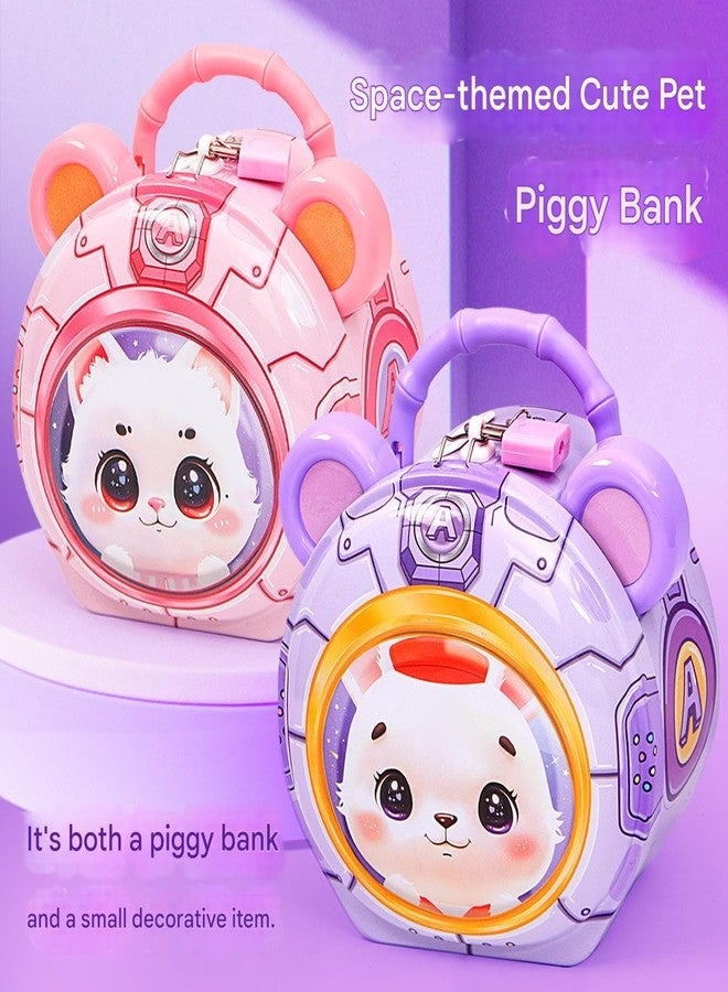 SQUICKLE Cute Cartoon Creative Portable Piggy Bank | Money Saving Box with Combination Lock | Mini Coin Bank Gifts for Boys and Girls | Best Return Gifts for Kids (Pack of 1) (Panda) - Image 5