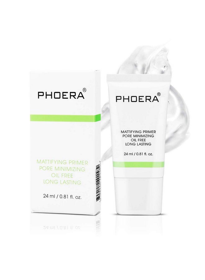 Phoera - Primer Face Foundation Primers,Face Primer For Makeup Long Lasting Hydrating Smoothing Isolated Moisturizing Oil Free Effect Make Up Base Matte Makeup Primer (24Ml) - Image 1