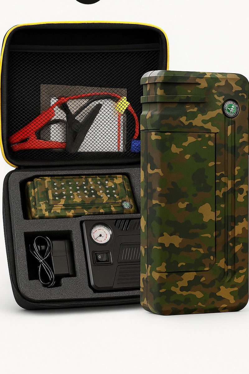 Car battery Jump starter & Air comressor - Image 1