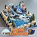 Oriate 6 PCS 164 DieCast Police Car Toys Emergency Vehicles Set Include Helicopter Tow Truck Toy ATV Cake Topper Police Cars Party Favors Birthday Gift for Boys Girls Ages 3 4 5 and Above - Image 4