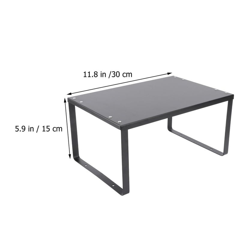 Medium Size Metal Seasoning Rack and Pan Holder Kitchen Storage Organizer - Image 3
