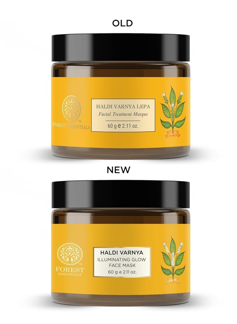 Forest Essentials Haldi Vernya Lepa | Ayurvedic Skin Brightening Facial Mask With Turmeric | Moisturising And Hydrating Face Pack - Image 3