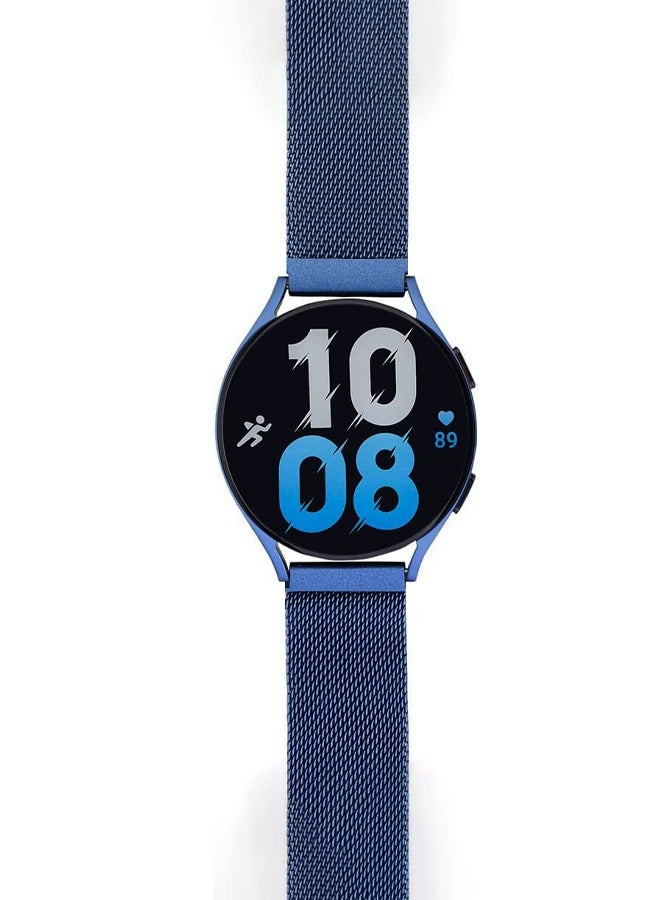 Samsung Galaxy Watch 4 40mm 44mm/Watch 4 Classic 46mm 42mm/Watch 5 40mm 44mm Pro 45mm/Active 2/Watch 42mm/Watch 3 41mm/Active 40mm Bands 20mm Stainless Steel Mesh Loop Strap Accessories - Image 3