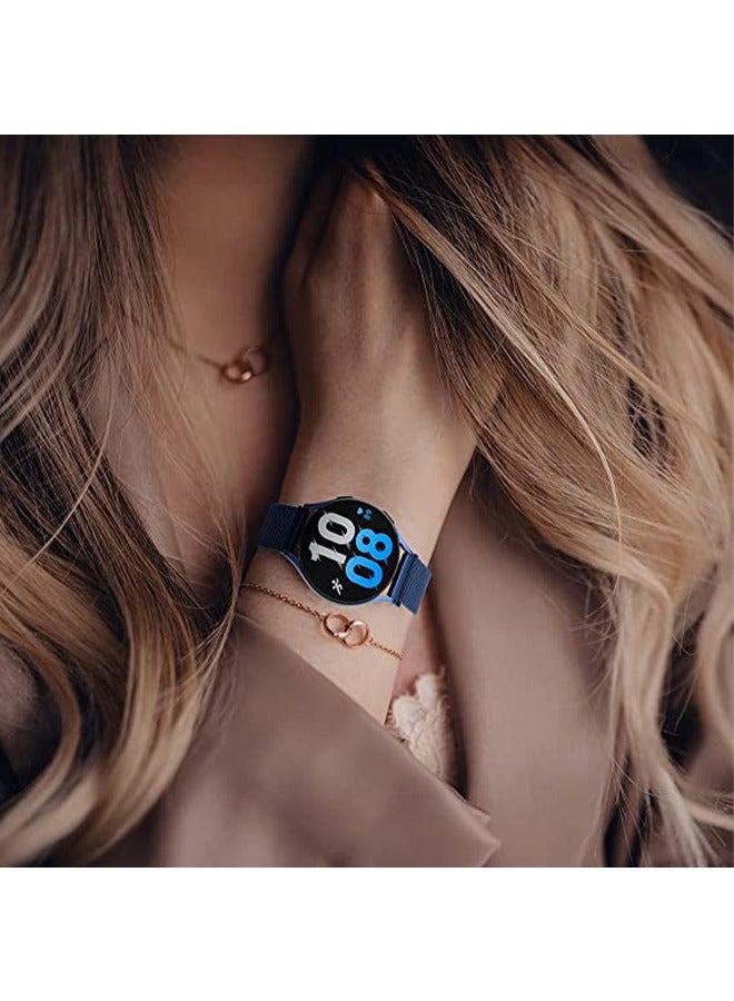 Samsung Galaxy Watch 4 40mm 44mm/Watch 4 Classic 46mm 42mm/Watch 5 40mm 44mm Pro 45mm/Active 2/Watch 42mm/Watch 3 41mm/Active 40mm Bands 20mm Stainless Steel Mesh Loop Strap Accessories - Image 5