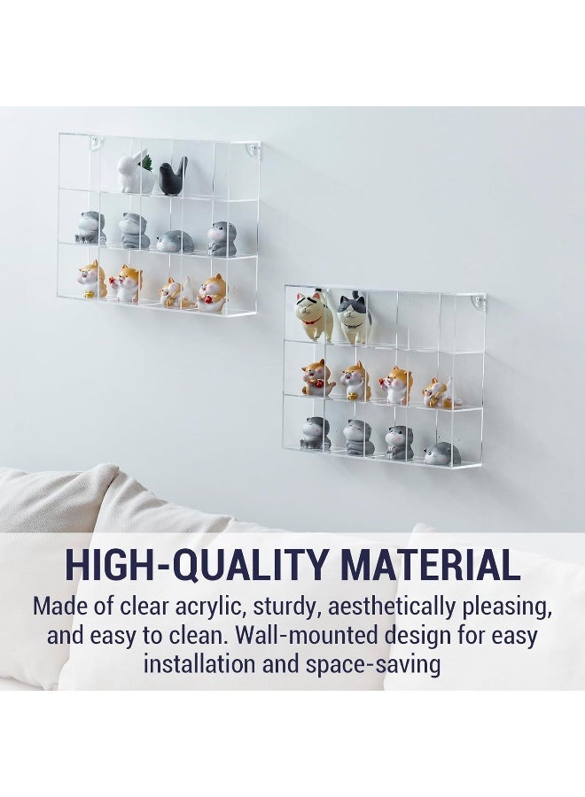 TPGP حافظة عرض حائطية شفافة من الأكريليك للمقتنيات - Image 5