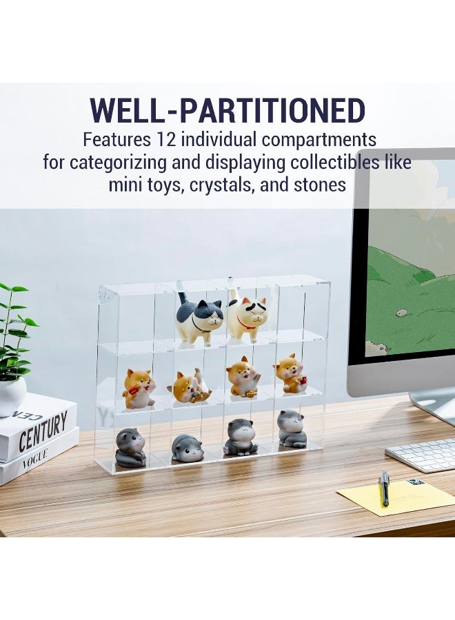 TPGP حافظة عرض حائطية شفافة من الأكريليك للمقتنيات - Image 4