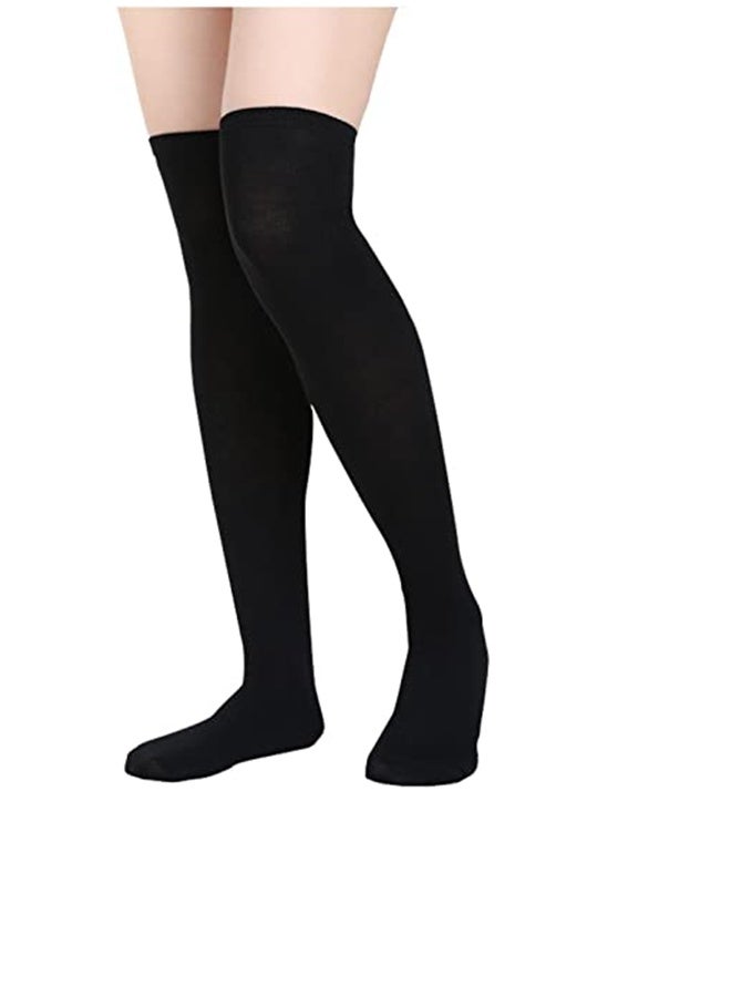 Women Knee Socks High Socks High Thigh Stockings for Cosplay Halloween Party Daily Wear - Image 1