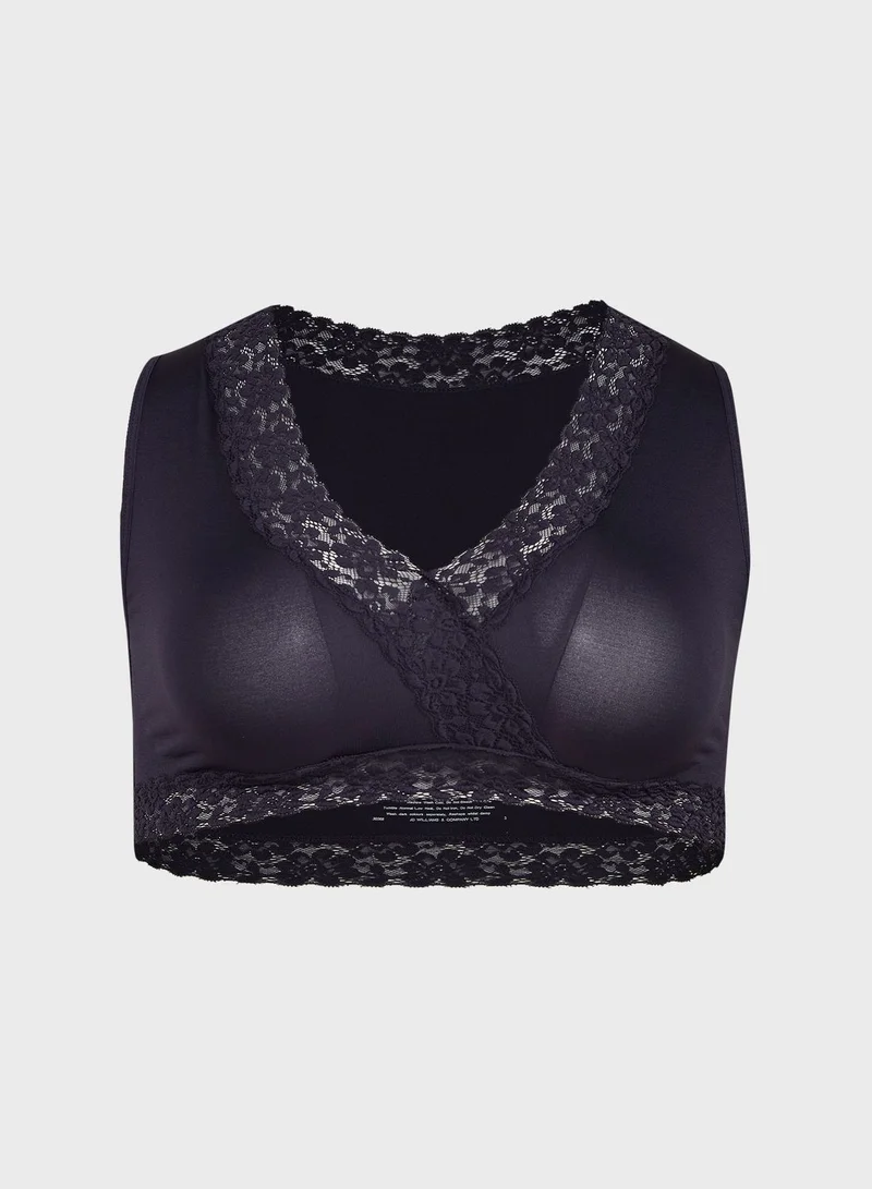 Simply Be 3 Pack Lace Trim Comfort Bras