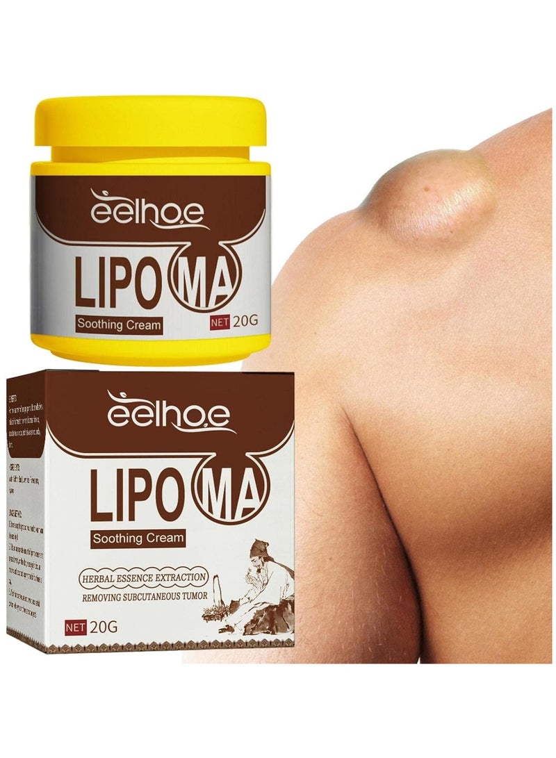 EELHOE Lipoma Removal Cream,Natural Herbal Body Care Balm | Instant Lipoma Removal Cream Ointment for Subcutaneous Lumps and Various Fat Agglomerates, Relieving