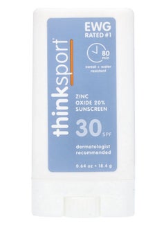 Think Thinksport Zinc Oxide Sunscreen Stick SPF 30 0.64 oz (18.4 g) 