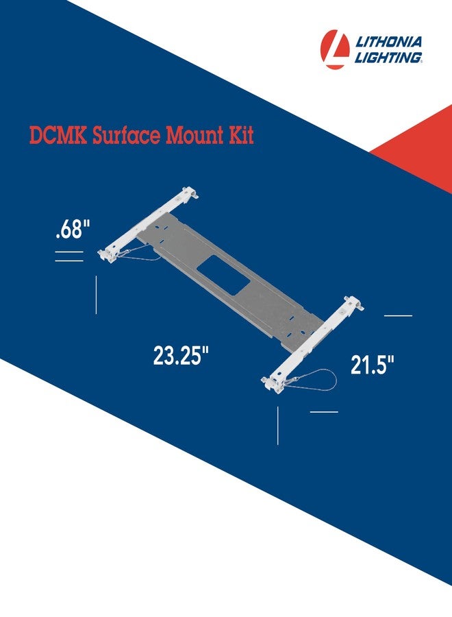 ليثونيا لايتينج طقم تركيب السقف المباشر من ليثونيا لايتنج لمصابيح السقف المسطحة LED من نوع CPANL بمقاس 2 × 2 قدم أو 2 × 4 قدم (DCMK 224) - Image 4