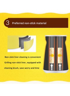 Generic Electric Double Egg Roll Maker, Multifunction Breakfast Machine Sausage Machine, Vertical Egg Omelette DIY Breakfast Non-Stick Cup for Family Kitchen  - Image 4