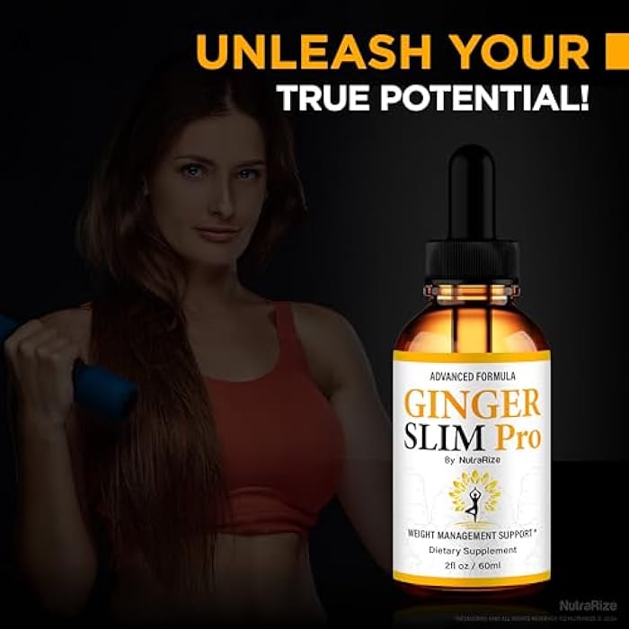 NutraRize (5 Pack) Ginger Slim Pro Weight Loss Drops- Official Ginger Slim Pro Drops, All-Natural Liquid Formula to Support Active Lifestyle, Fitness and Health, Premium GingerSlim Pro Gotas (150 Servings) - Image 4