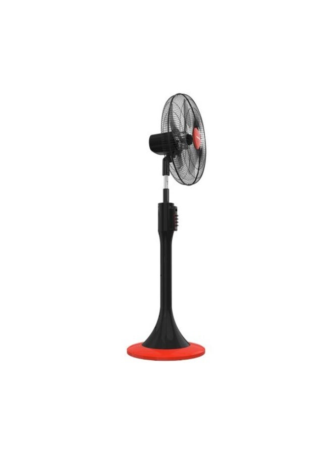 Tornado 18-inch 4-blade stand fan, black x red, TSF-18MB - Image 2