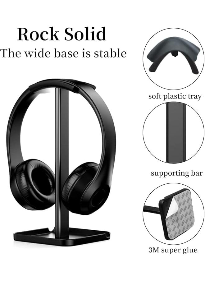 X spring - Headphone Stand Desktop Headphone Stand Gaming Headset Stand With Non Slip Silicone Versatile Headphone Holder Fits All Headphones - Image 1