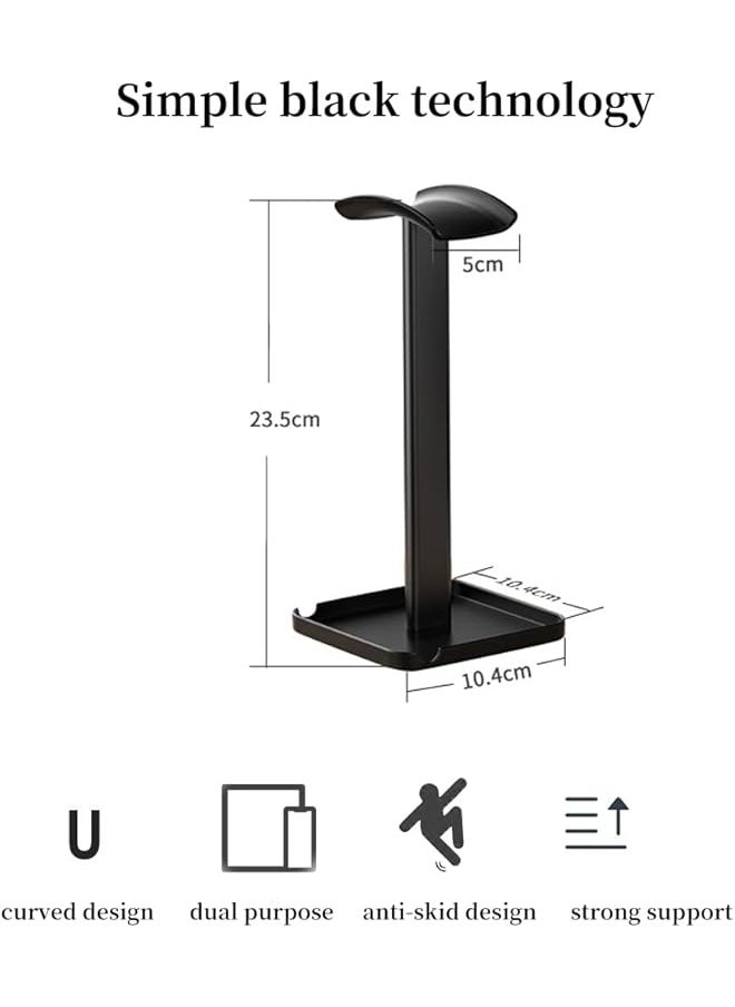 X spring - Headphone Stand Desktop Headphone Stand Gaming Headset Stand With Non Slip Silicone Versatile Headphone Holder Fits All Headphones - Image 1