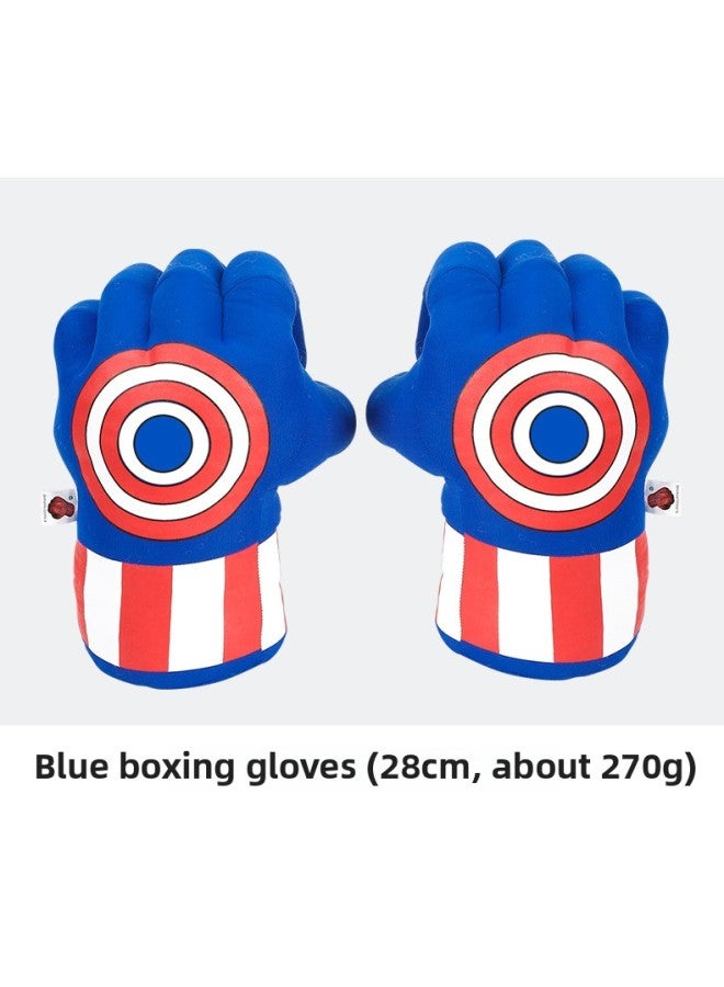 Boxing Gloves Green Fist Zong Ba Boxer Spider Fist Great Xia Fist Zong Ke Gloves Toy Outlet-Color:Blue Fist-Height:Single Left Hand  - Image 1