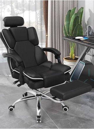 Black+Headrest+Foot Rest(Latex Seat Cushion)
