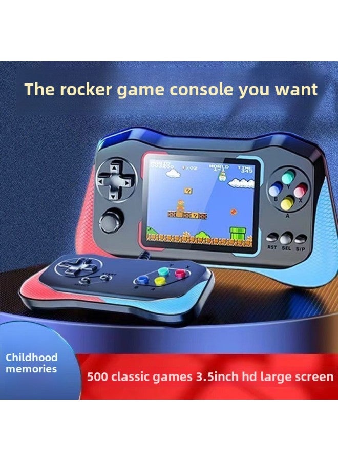 Batch Q12sup Rocker Handheld Game Machine 500 Game-Product Color:Single Version [1 Battery + Charging Cable + Video Cable]  - Image 2