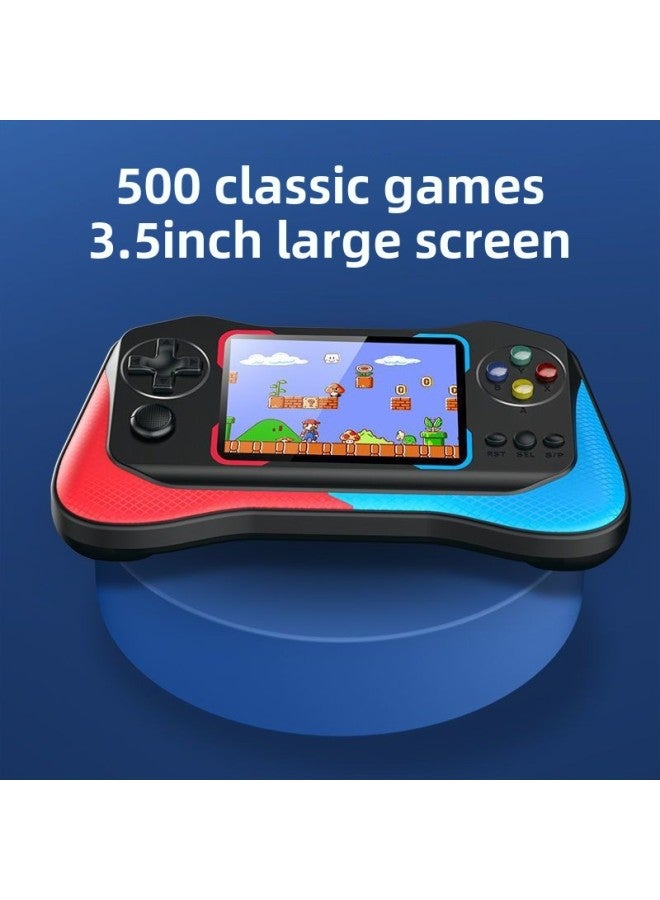 Batch Q12sup Rocker Handheld Game Machine 500 Game-Product Color:Single Version [1 Battery + Charging Cable + Video Cable]  - Image 1