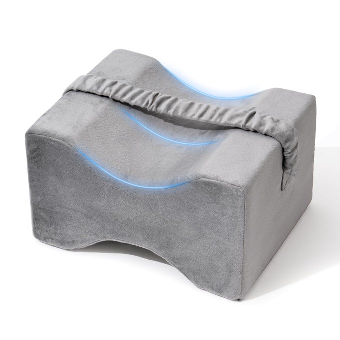 KNEE PILLOW FOR SIDE SLEEPERSLEG PILLOW FOR SCIATICABACKHIPSKNEESJOINTS PAIN RELIEFPILLOWS FOR BETWEEN LEGS WHILE SLEEPING SPINE ALIGNMENT SUPPORT RELIEVES PAIN