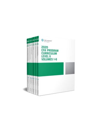 CFA Program Curriculum 2020 Level II, Volumes 1-6 Box Set - pzsku/ZED12597AD648C7413E15Z/45/_/1721454866/06dff679-f660-433b-a17d-274bdf4b4e96