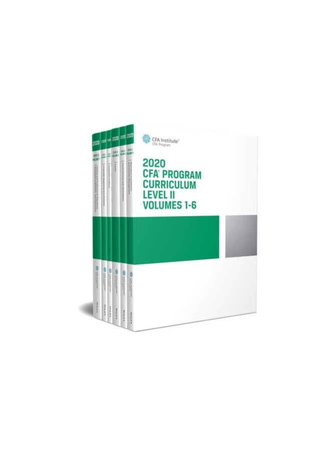CFA Program Curriculum 2020 Level II, Volumes 1-6 Box Set 
