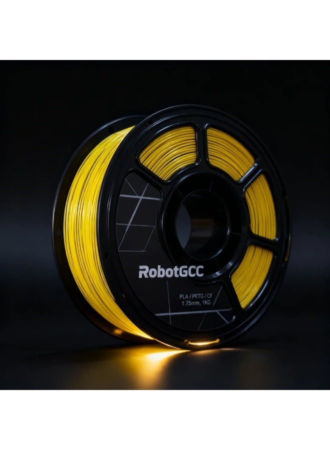Robotgcc Black Gold Silk Pla 3D Printer Filament 1.75Mm 1Kg