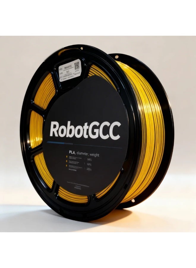Robotgcc Black Gold Silk Pla 3D Printer Filament 1.75Mm 1Kg
