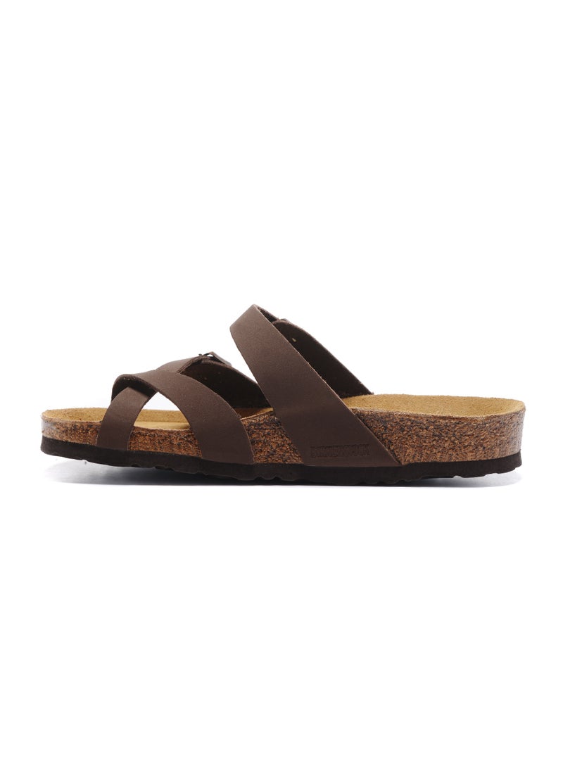 BIRKENSTOCK Mayari Birko-Flor Nubuck Sandals - Narrow Footbed  - Image 2