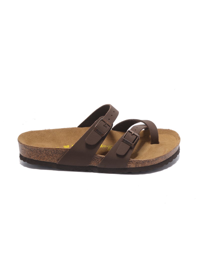 BIRKENSTOCK Mayari Birko-Flor Nubuck Sandals - Narrow Footbed  - Image 4